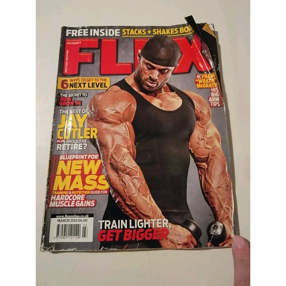 JAN 2012 FLEX body building magazine JAY CUTLER - FRAN MCGRATH